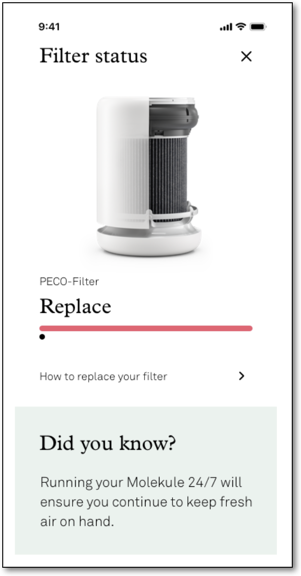 Molekule air deals mini filter replacement