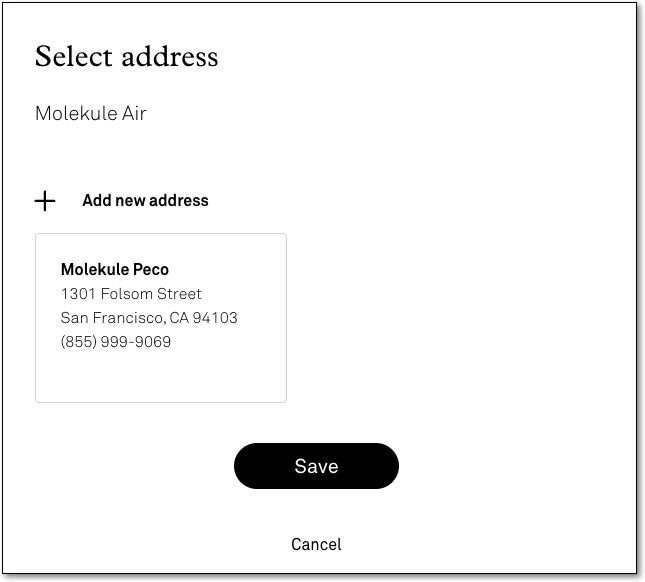 Molekule store filter subscription